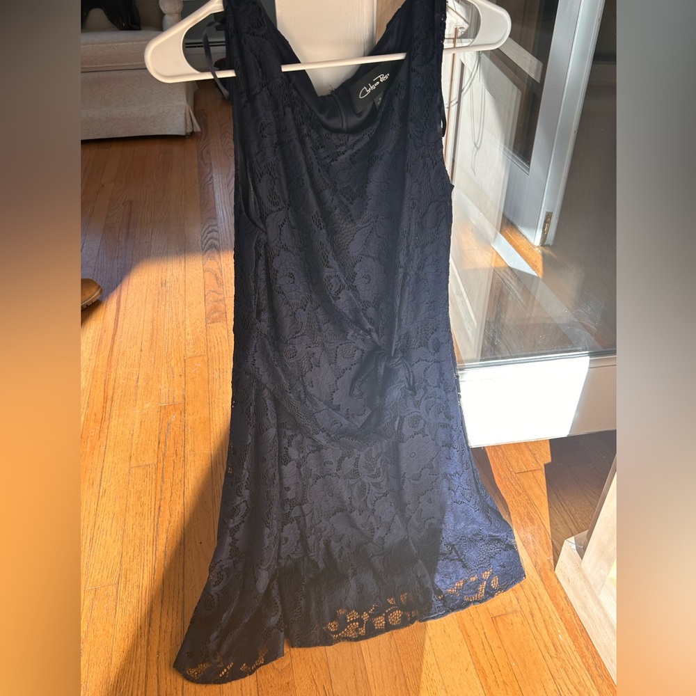 Chelsea Rose- Navy blue all lace dress, Size: 16